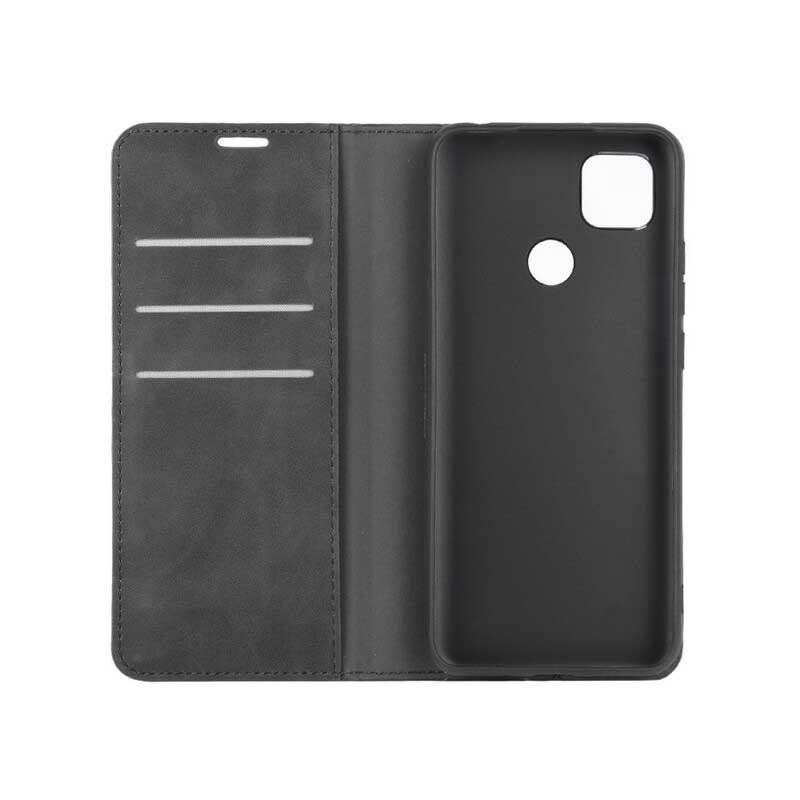Puhelinkuoret Xiaomi Redmi 9C Kotelot Flip Business-tyylinen Nahkaefekti