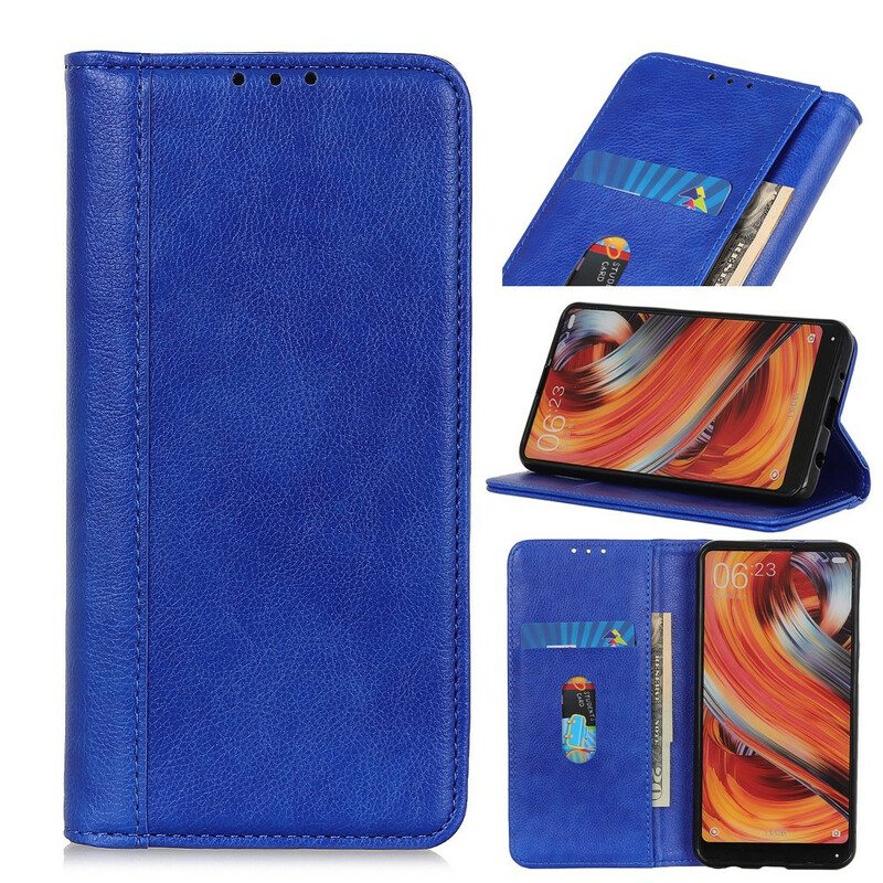 Puhelinkuoret Xiaomi Redmi 9C Kotelot Flip Litchi Haljattu Nahkakoru