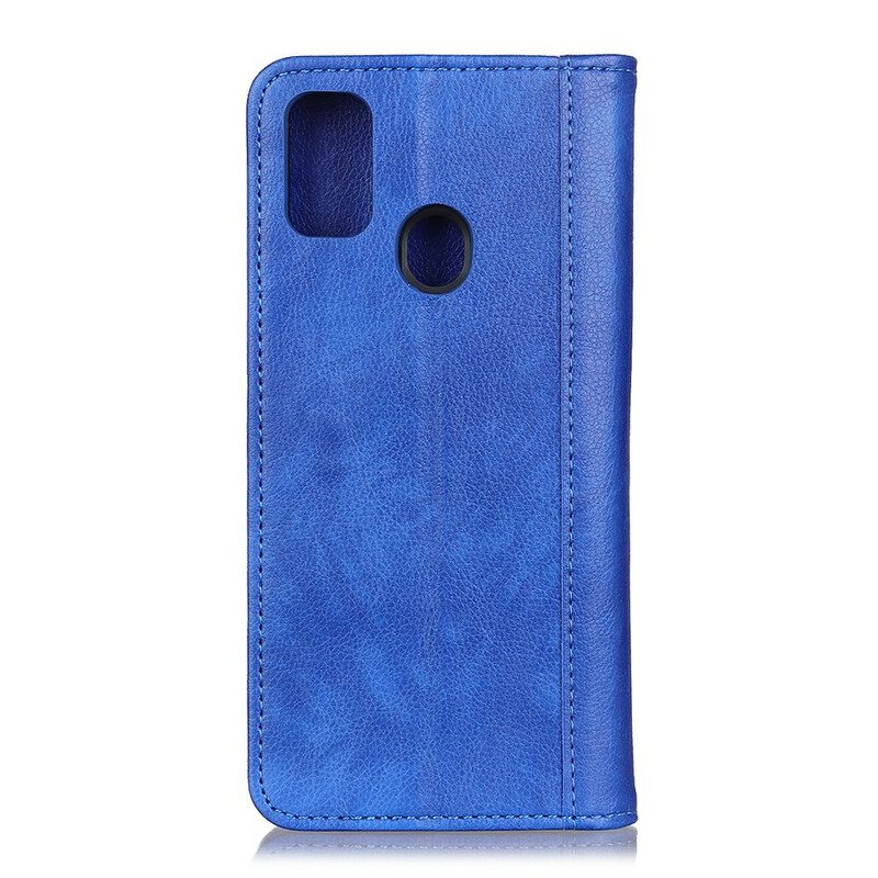 Puhelinkuoret Xiaomi Redmi 9C Kotelot Flip Litchi Haljattu Nahkakoru