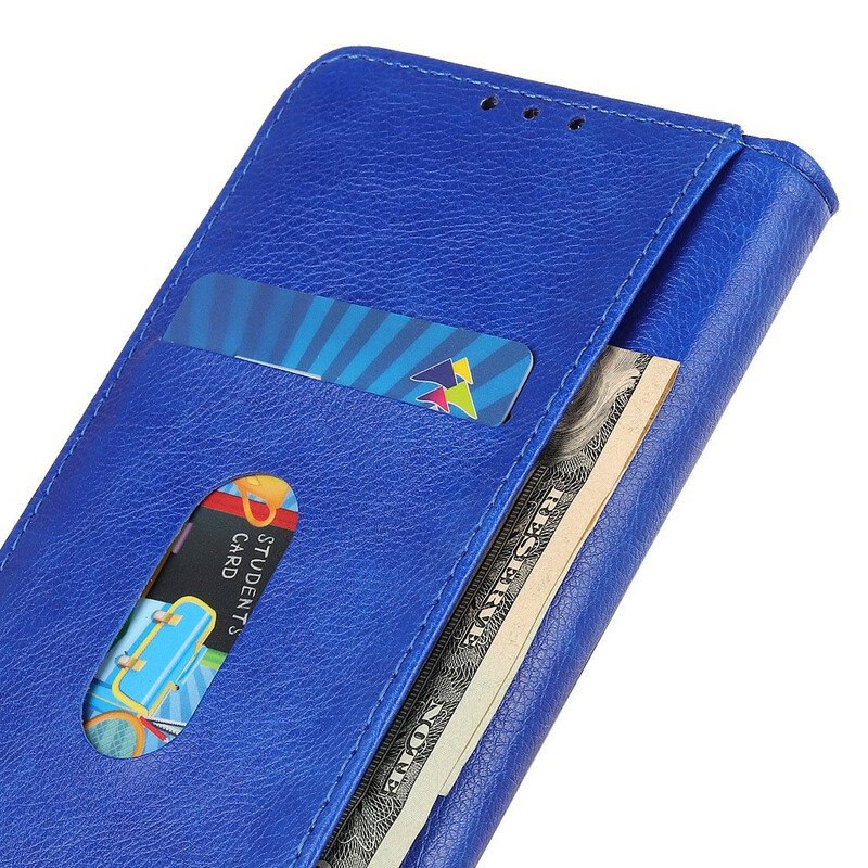 Puhelinkuoret Xiaomi Redmi 9C Kotelot Flip Litchi Haljattu Nahkakoru