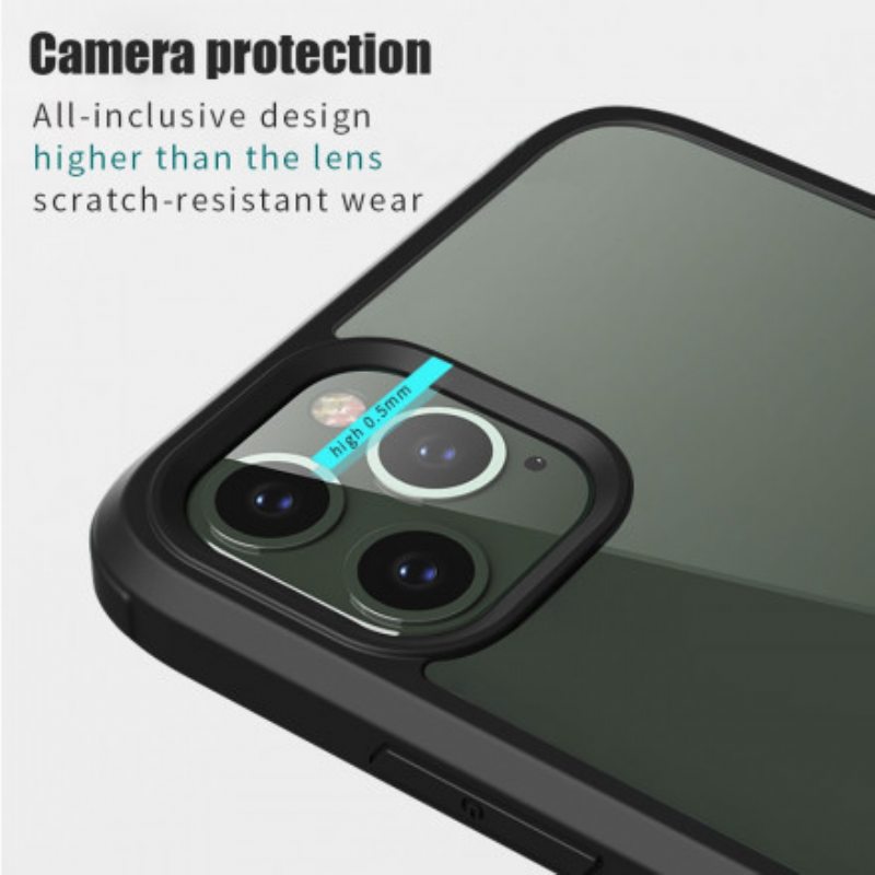 Case iPhone 11 Pro Max Karkaistua Lasia Edessä Ja Takana