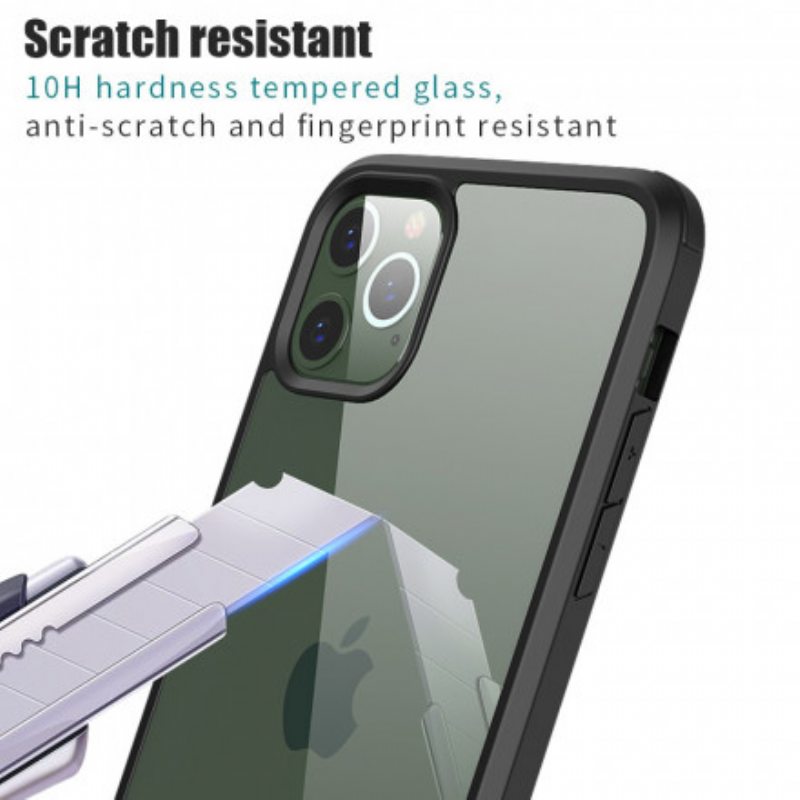 Case iPhone 11 Pro Max Karkaistua Lasia Edessä Ja Takana