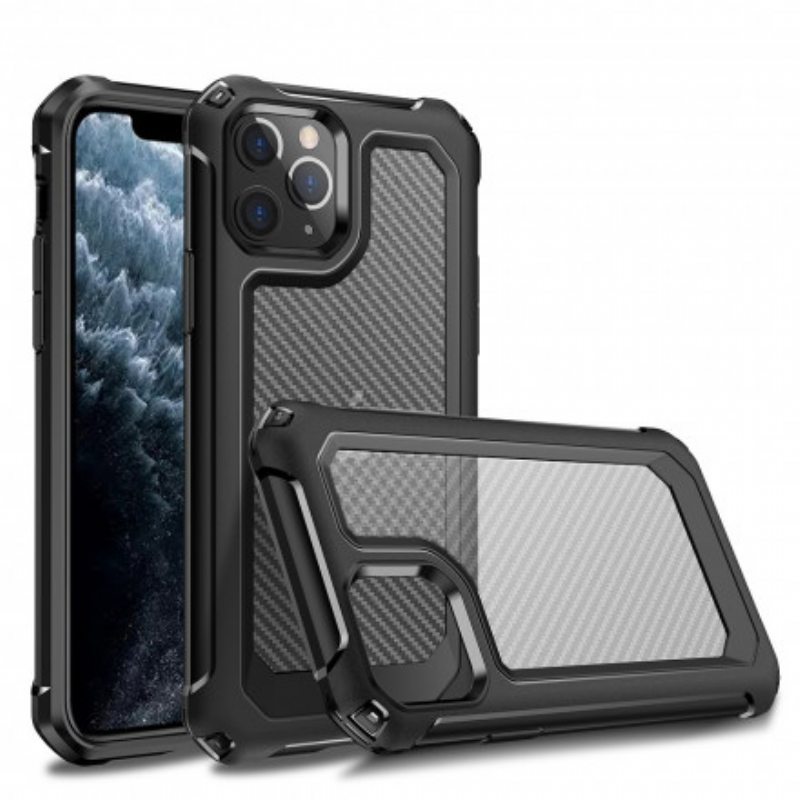 Case iPhone 11 Pro Max Saumaton Hiilikuiturakenne