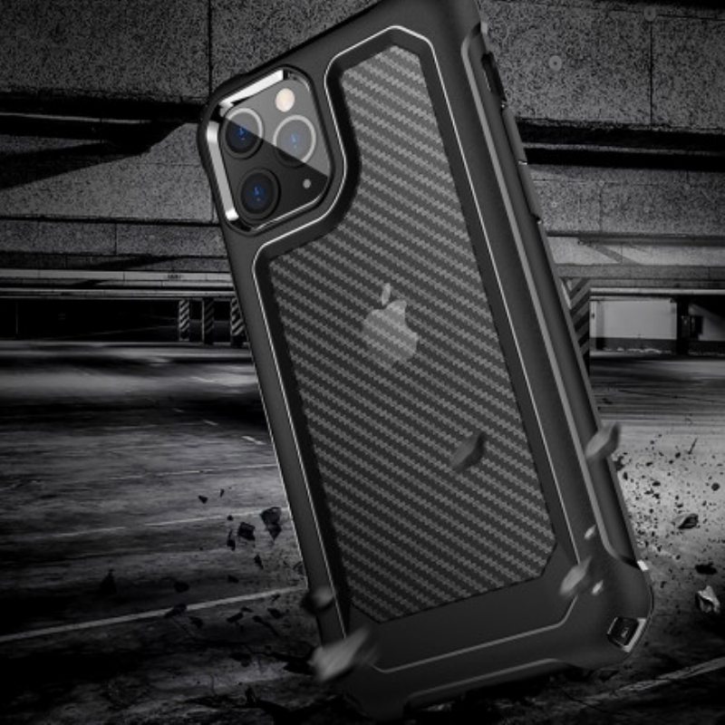 Case iPhone 11 Pro Max Saumaton Hiilikuiturakenne