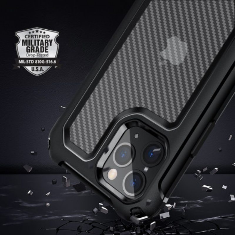 Case iPhone 11 Pro Max Saumaton Hiilikuiturakenne