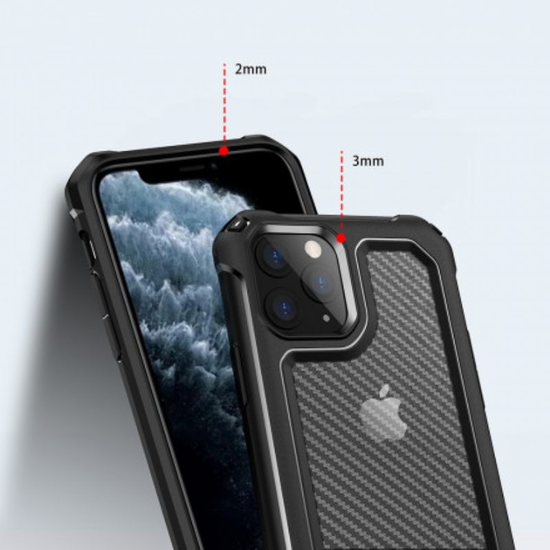 Case iPhone 11 Pro Max Saumaton Hiilikuiturakenne