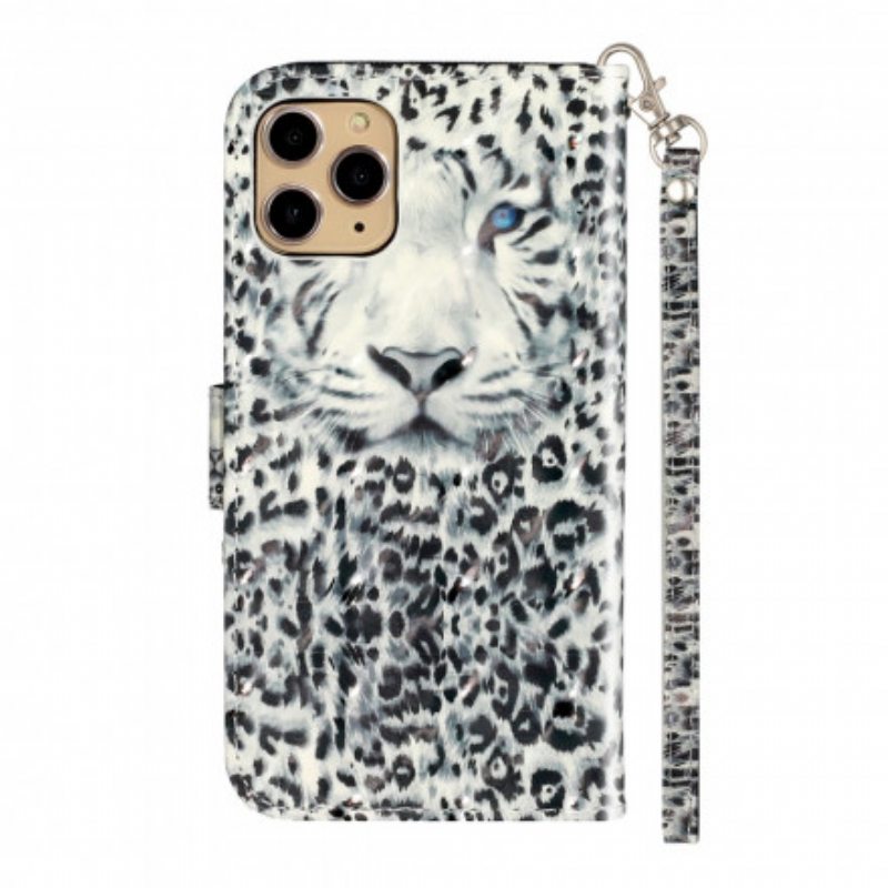 Kotelot iPhone 11 Pro Max Suojaketju Kuori Tiger Light Strap Kohdevalot