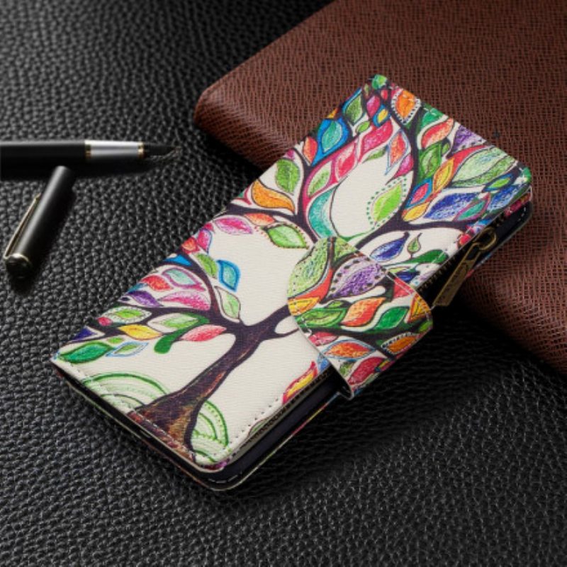 Kotelot iPhone 11 Pro Max Vetoketjullinen Puutasku