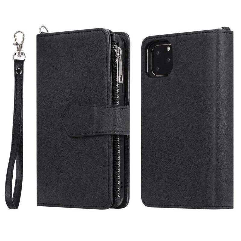 Kuori Flip Case iPhone 11 Pro Max Lompakkokuori Irrotettava Lompakko