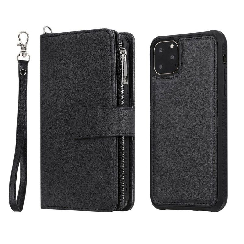 Kuori Flip Case iPhone 11 Pro Max Lompakkokuori Irrotettava Lompakko