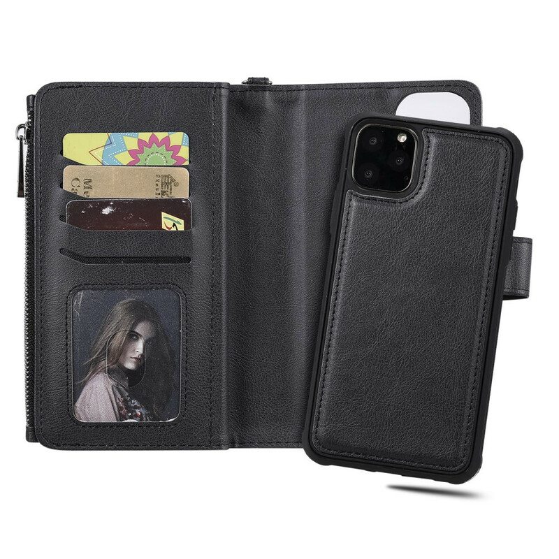 Kuori Flip Case iPhone 11 Pro Max Lompakkokuori Irrotettava Lompakko
