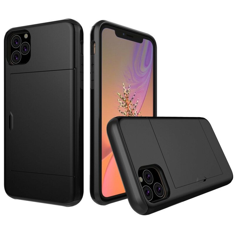 Kuori iPhone 11 Pro Max Jäykkä Flashy Korttipidike