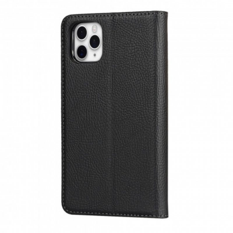 Kuori iPhone 11 Pro Max Kotelot Flip Irrotettava Aito Litsi-nahka
