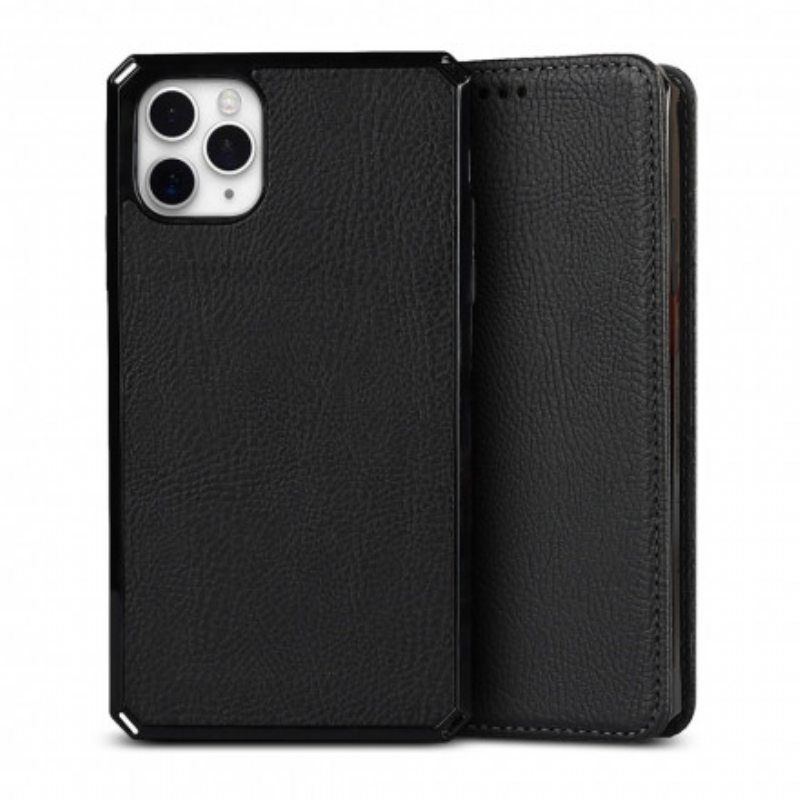 Kuori iPhone 11 Pro Max Kotelot Flip Irrotettava Aito Litsi-nahka
