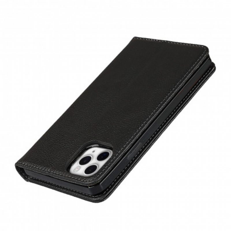 Kuori iPhone 11 Pro Max Kotelot Flip Irrotettava Aito Litsi-nahka
