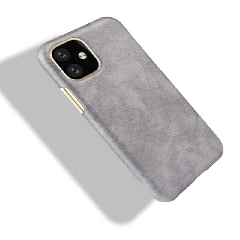 Kuori iPhone 11 Pro Max Litsi-nahkaefekti