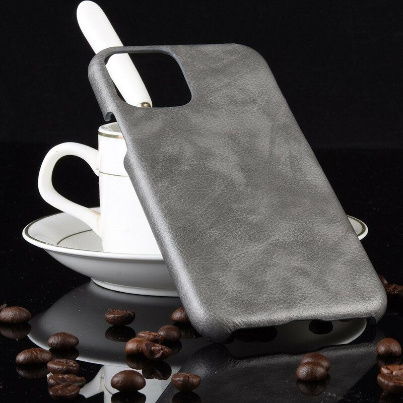 Kuori iPhone 11 Pro Max Litsi-nahkaefekti