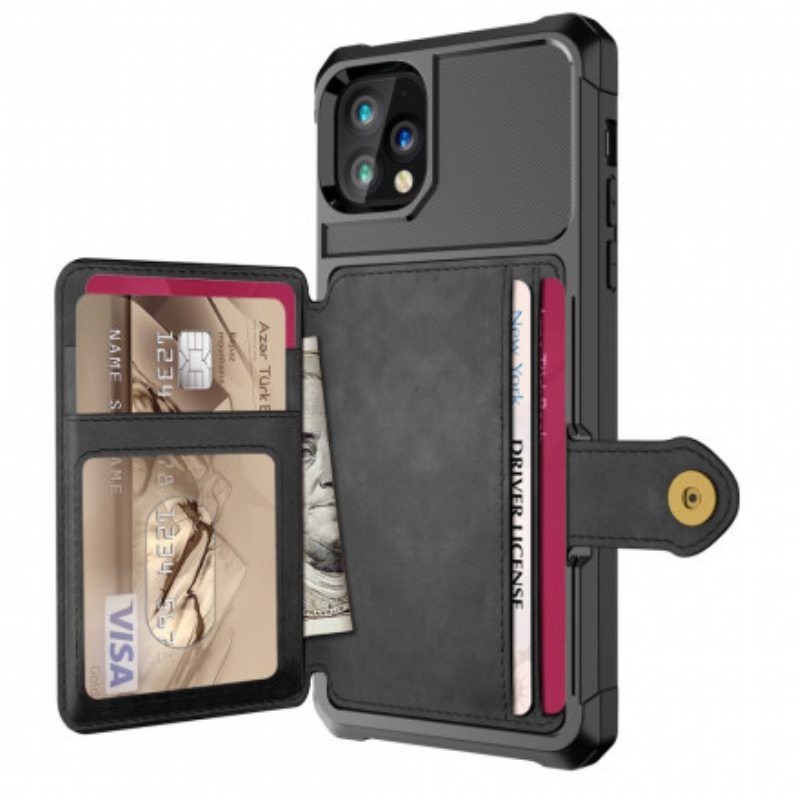 Kuori iPhone 11 Pro Max Monitoiminen Korttiteline