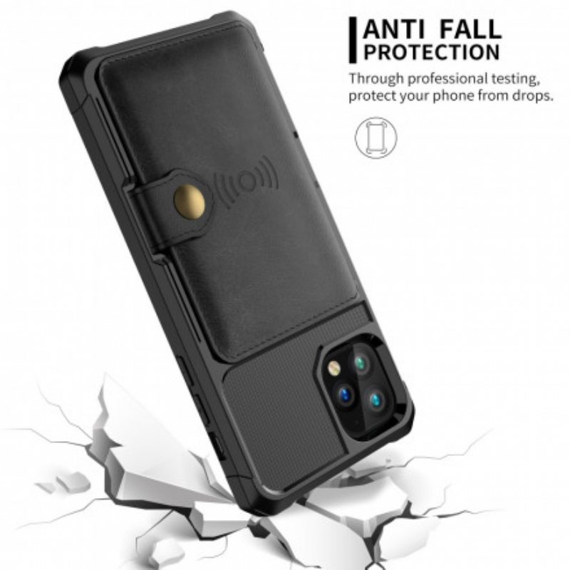 Kuori iPhone 11 Pro Max Monitoiminen Korttiteline