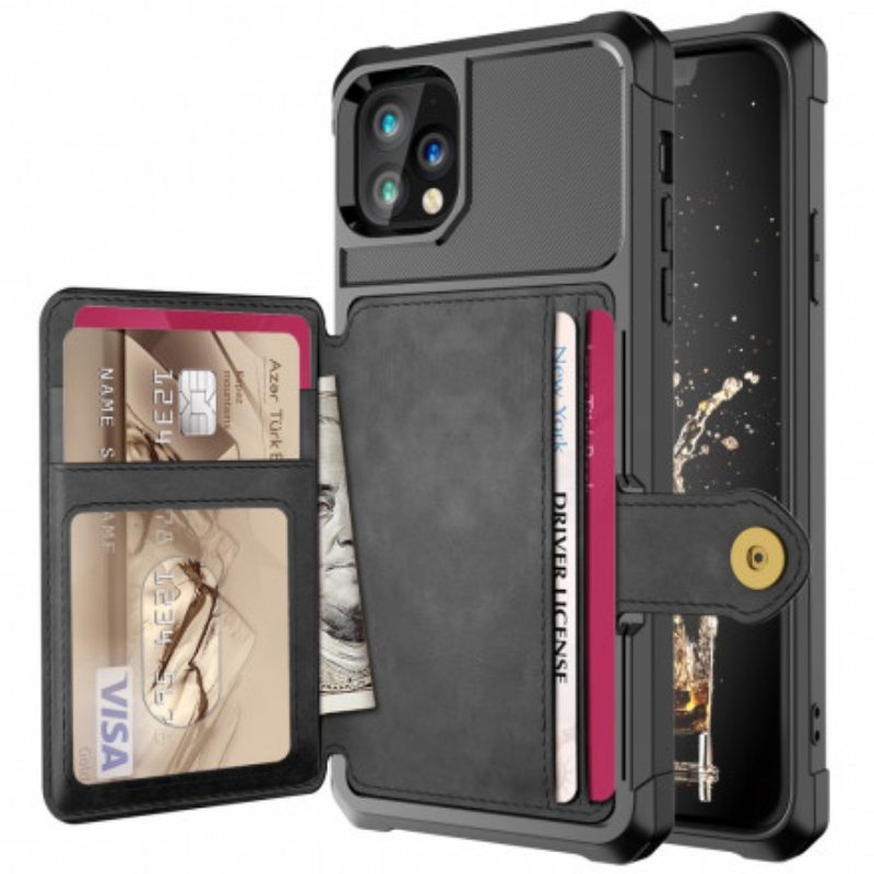 Kuori iPhone 11 Pro Max Monitoiminen Korttiteline