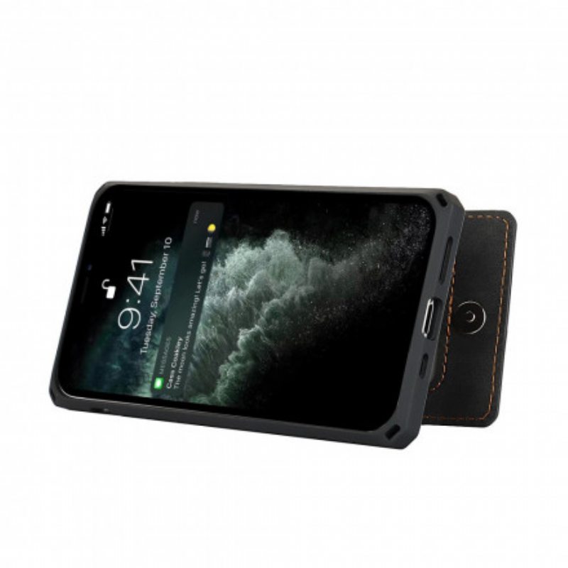 Kuori iPhone 11 Pro Max Pysty- Ja Vaakasuuntaiset Tukikorttikotelot
