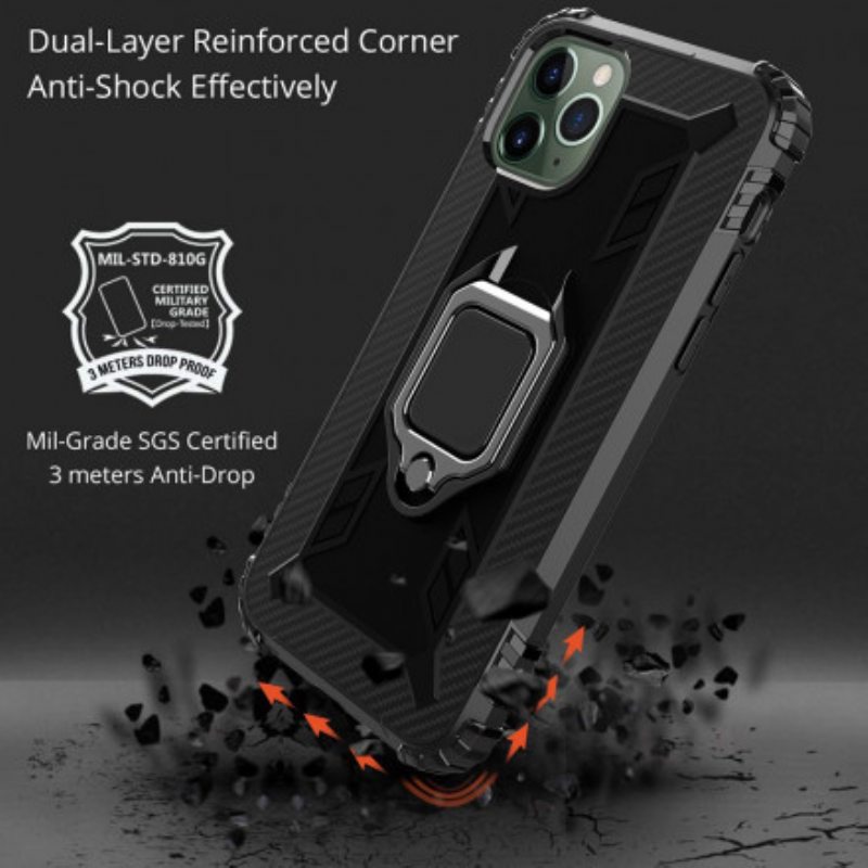 Kuori iPhone 11 Pro Max Sormus Ja Hiilikuitu
