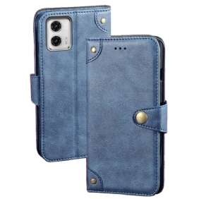 Flip Case Moto G73 5G Idewei Magneettipainike
