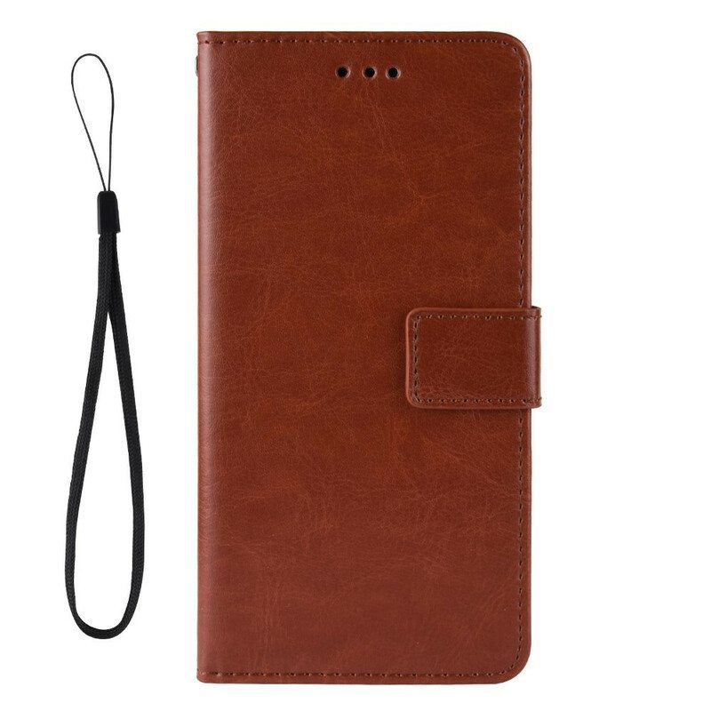 Flip Case Google Pixel 4A Näyttävä Keinonahka