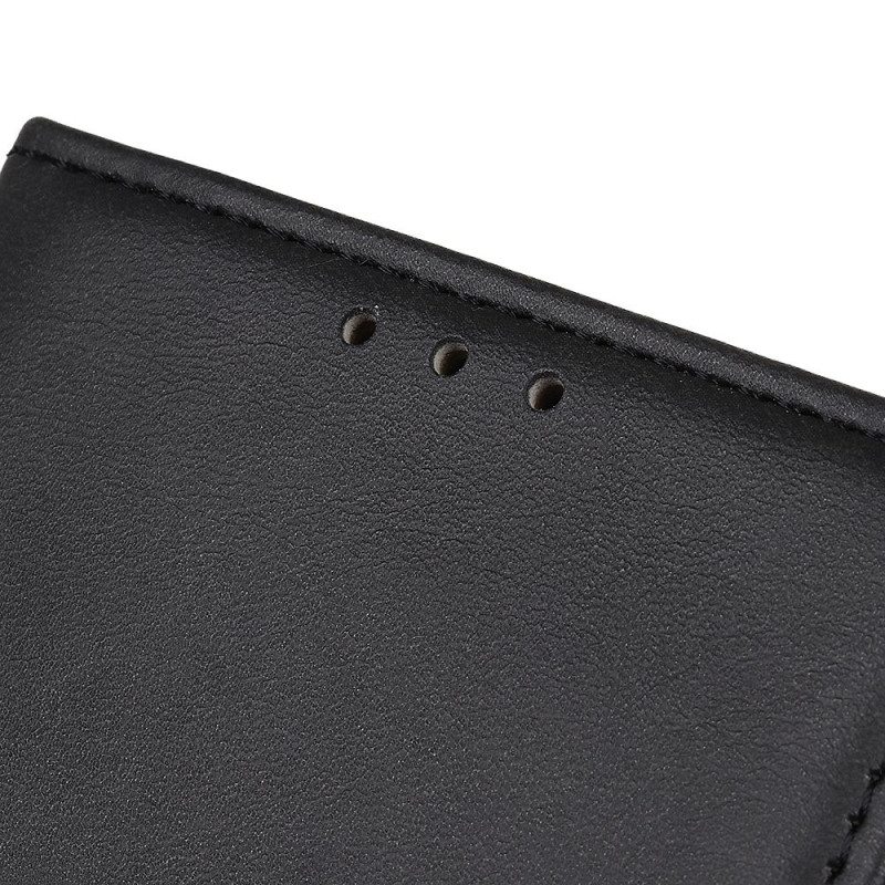 Flip Case Samsung Galaxy M13 Matta Keinonahka
