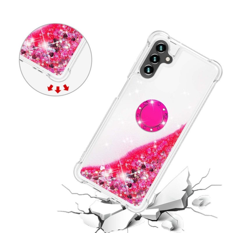 Kuori Samsung Galaxy A54 5G Paljetteja Rengastuella