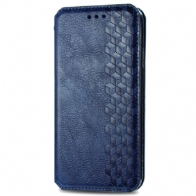 Puhelinkuoret Xiaomi Redmi Note 11 / 11S Kotelot Flip Nahkaefekti Diamond Texture
