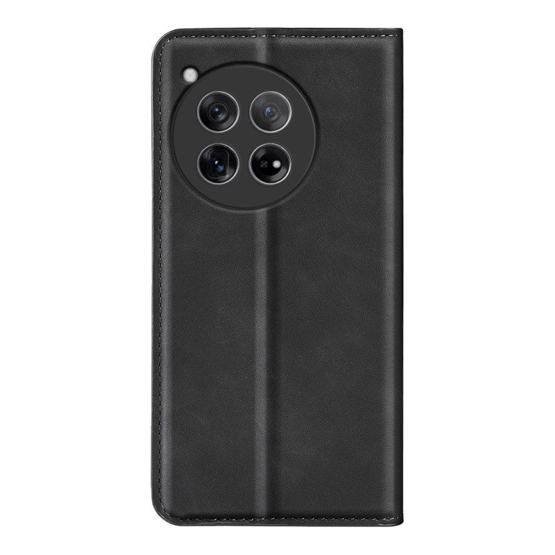 Nahkakotelo Oneplus 12 5g Klassinen Suojakuori
