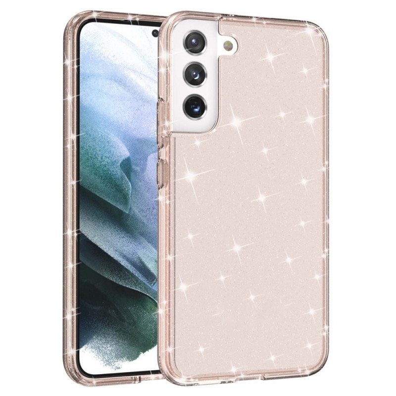Case Samsung Galaxy S22 Plus 5G Läpinäkyvät Paljetit