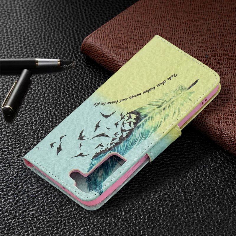 Flip Case Samsung Galaxy S22 Plus 5G Oppia Lentämään