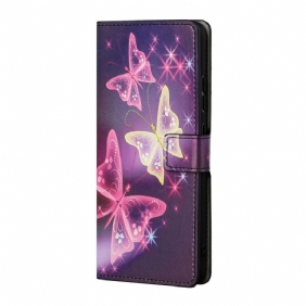 Kotelot Samsung Galaxy S22 Plus 5G Perhosia Ja Kukkia