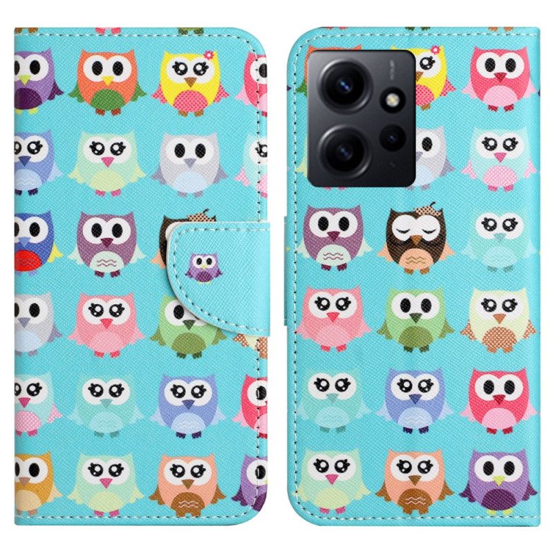 Kotelot Xiaomi Redmi Note 12 4G Pöllöt