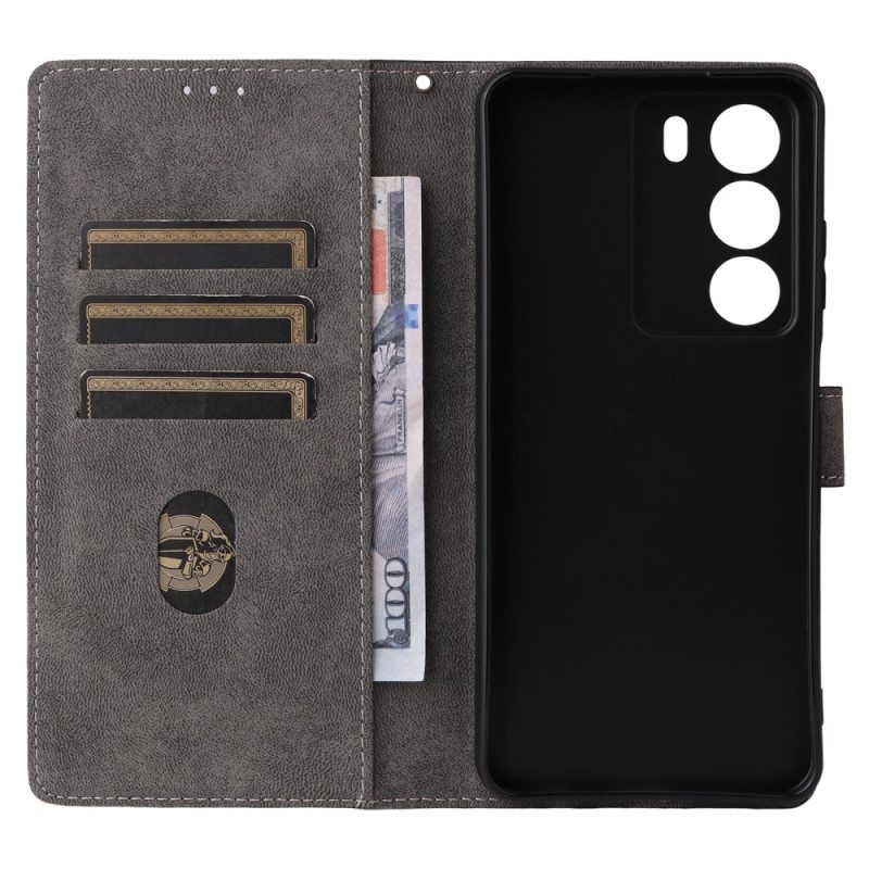 Kotelot Realme 14x 5g Rfid-suojattu Tekonahka