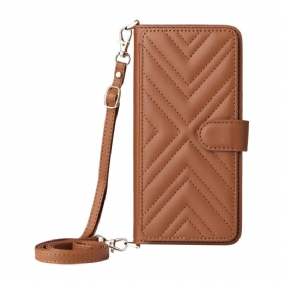 Kotelot Realme 14x 5g Tikattu Hihnalla Ja Olkahihnalla