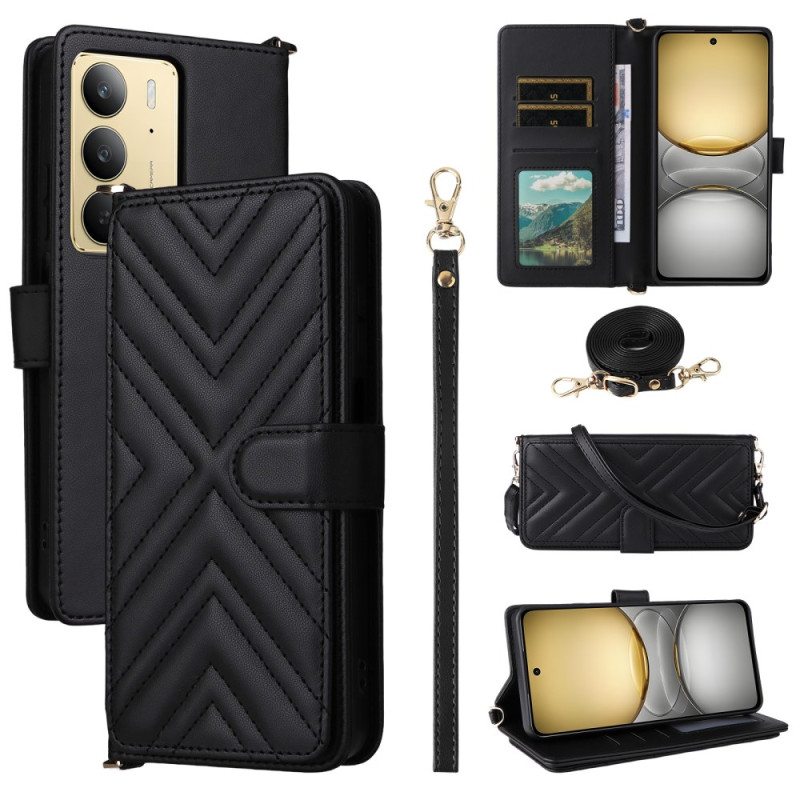 Kuoret Realme 14x 5g Ensiluokkainen Muotoilu Hihnalla Ja Olkahihnalla