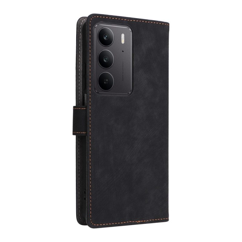 Kuoret Realme 14x 5g Mokkanahkamainen Rfid-suojaus