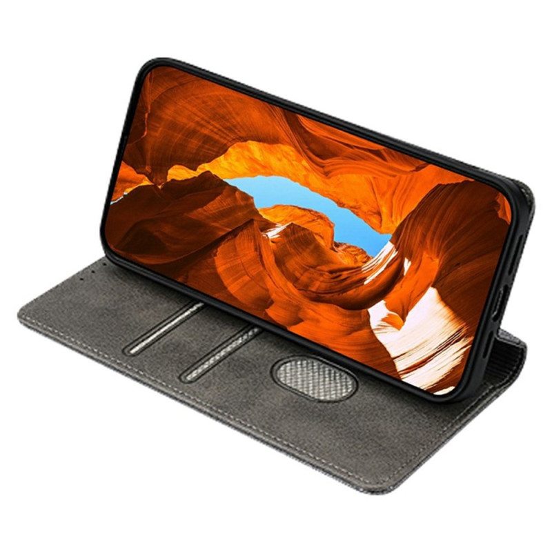 Nahkakotelo Realme 14x 5g Rfid-suojattu Aaltoilu