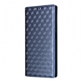 Nahkakotelo Realme 14x 5g Timanttikuvio