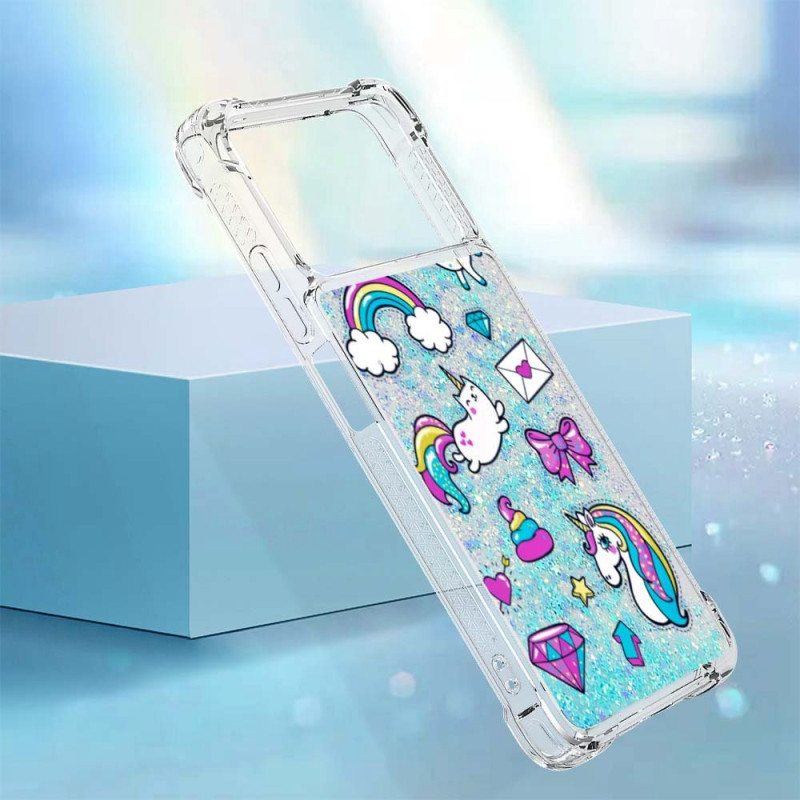Case Poco X4 Pro 5G Glitter Unicorn
