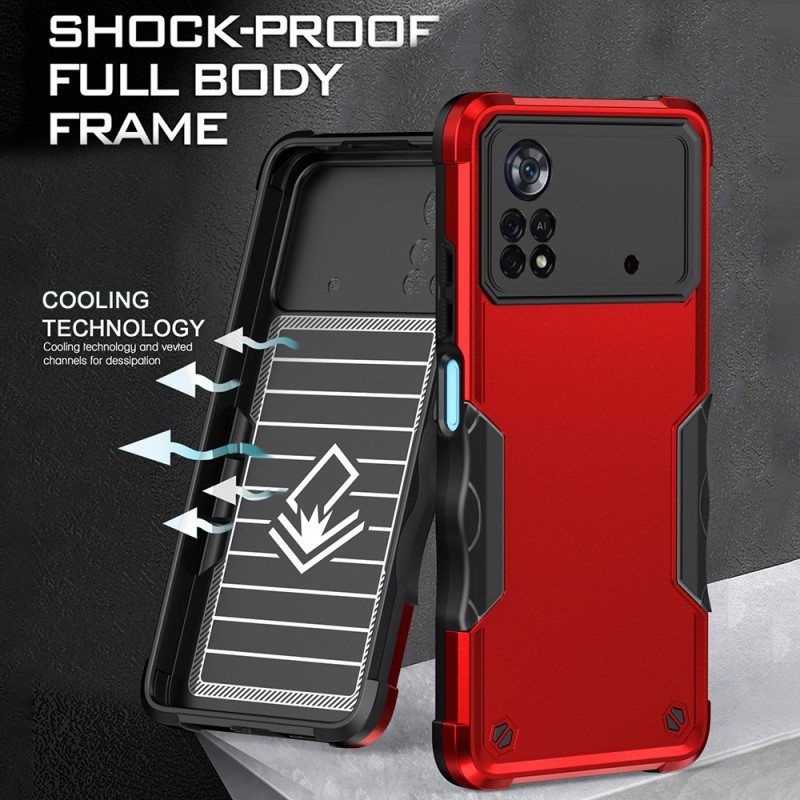 Case Poco X4 Pro 5G Metalliefektihybridi