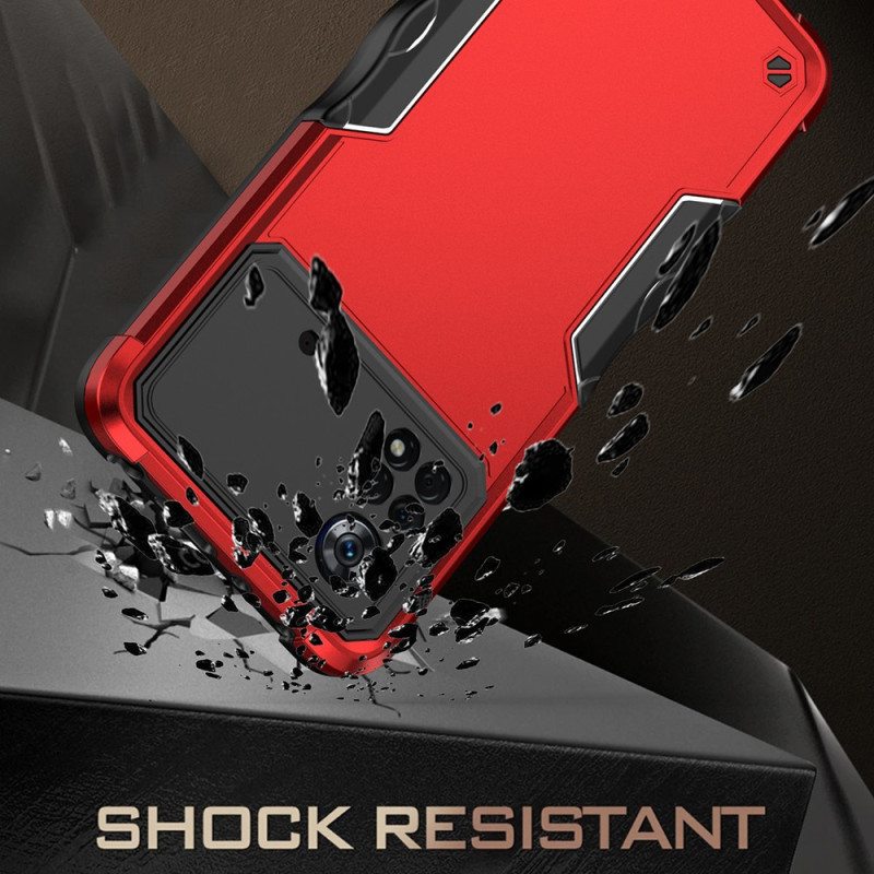 Case Poco X4 Pro 5G Metalliefektihybridi