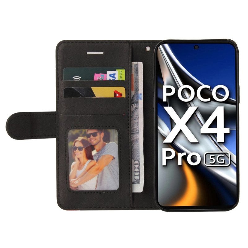 Kotelot Poco X4 Pro 5G Suojaketju Kuori Kaksivärinen Hihna
