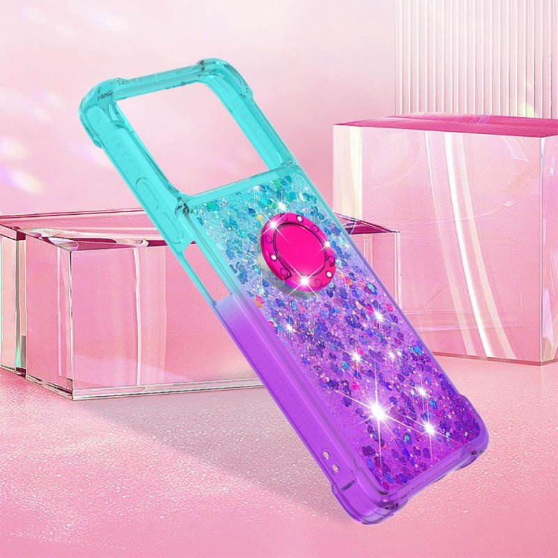 Kuori Poco X4 Pro 5G Glitter Ring-kiinnike