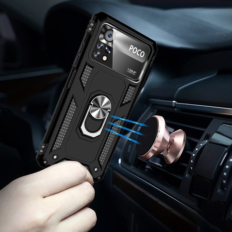 Kuori Poco X4 Pro 5G Premium-renkaan Tuki