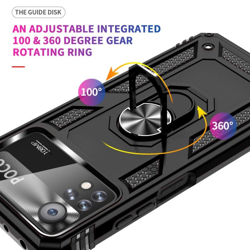 Kuori Poco X4 Pro 5G Premium-renkaan Tuki