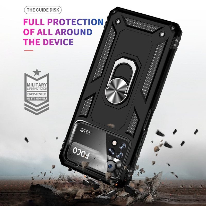 Kuori Poco X4 Pro 5G Premium-renkaan Tuki